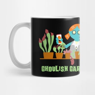 Ghoulish Gardener Zombie Girl Mug